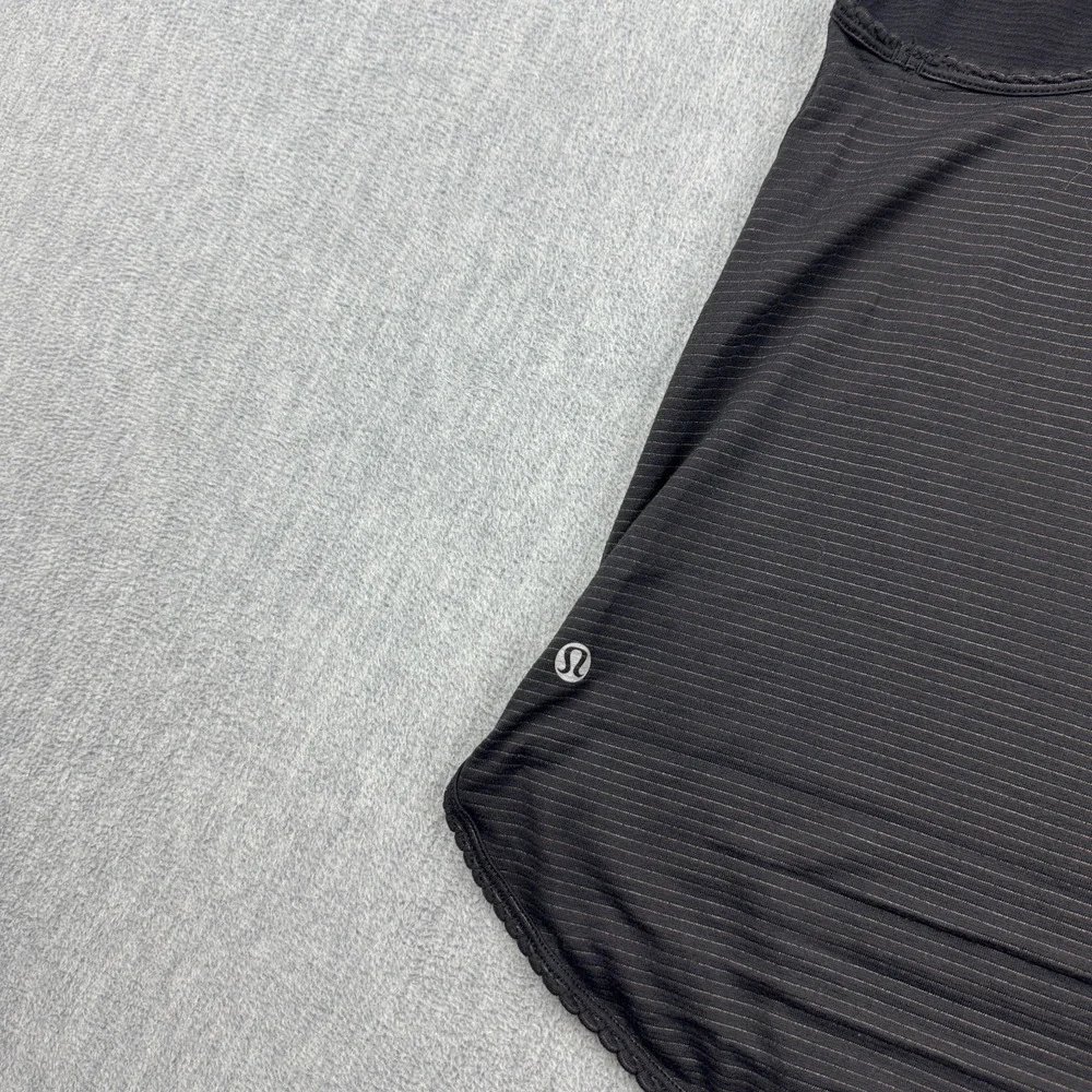 Lululemon Tank Top Womens 8 Black 105 F Singlet Performance Yoga Gym Active - Picture 6 of 9